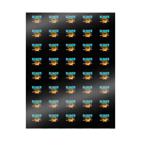 Beaver Duck Platypus Pun Cute Duck Billed Platypus Wrapping Papers