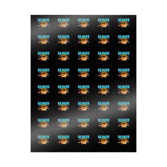 Beaver Duck Platypus Pun Cute Duck Billed Platypus Wrapping Papers