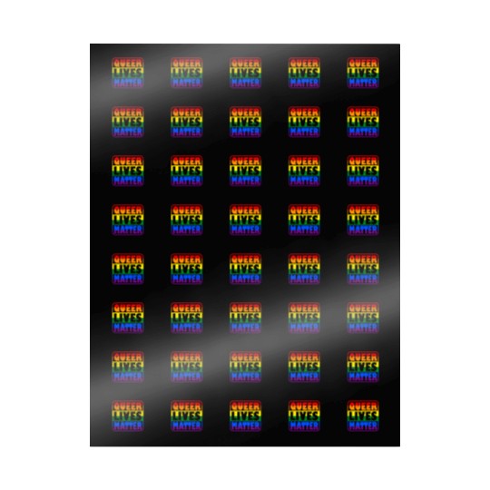 Queer Lives Matter LGBT saying Lesbian Gay Pride R Wrapping Papers
