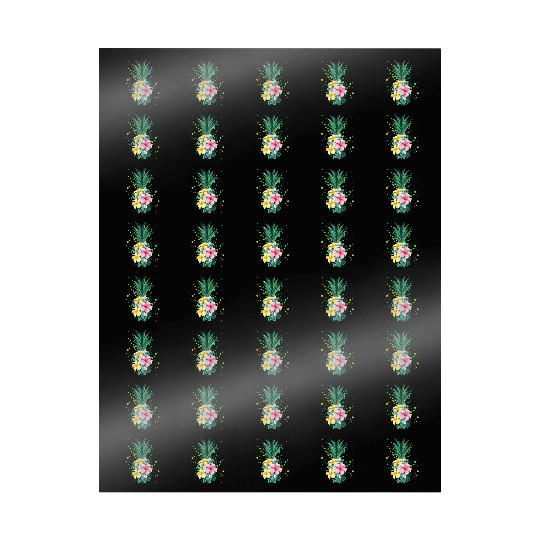 Hawaii Flower Pineapple Art Vacation Wrapping Papers