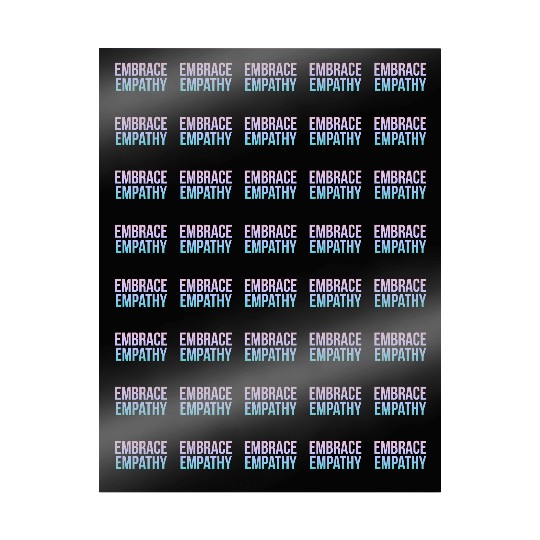Embrace Empathy Large Colour Wrapping Papers
