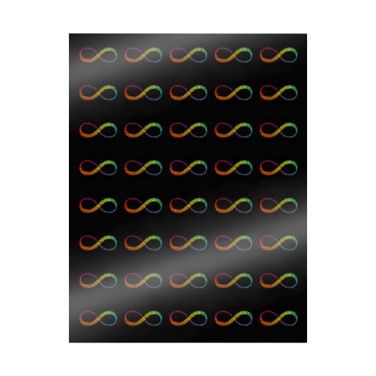 Embrace Neurodiversity Infinity Symbol Wrapping Papers