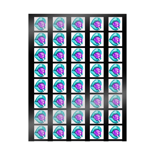 GREEN LIPS AN LOLLIPOP Wrapping Papers