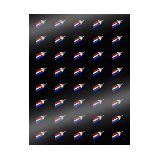 F-4 Phantom Vintage USA Contrails Red White Blue Wrapping Papers