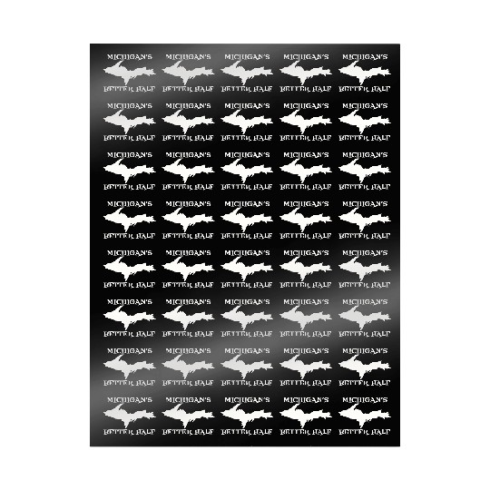 Michigan Better Half Upper Peninsula Yoopers 906 U Wrapping Papers