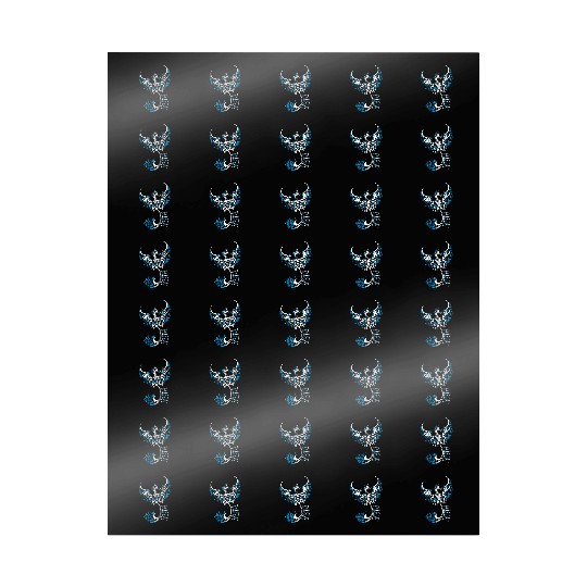PHOENIX Tattoo/Tribal art - White and Blue,, Wrapping Papers