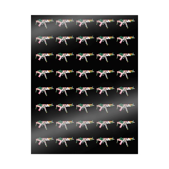 Tropical Gun Lover Firearm Beach Hawaiian Gift Wrapping Papers