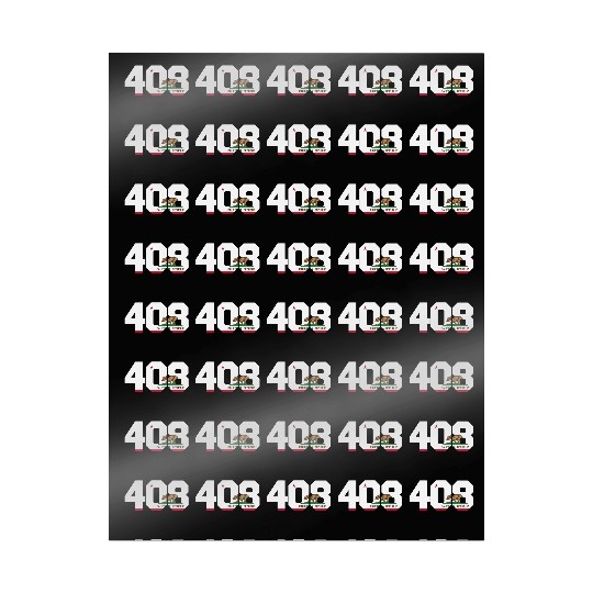 Area Code 408 San Jose California Wrapping Papers