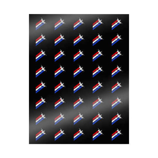 V-22 Osprey Helicopter Red White Blue Contrails Wrapping Papers
