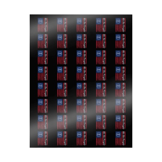 1776 We The People American Constitution Patriotic Wrapping Papers