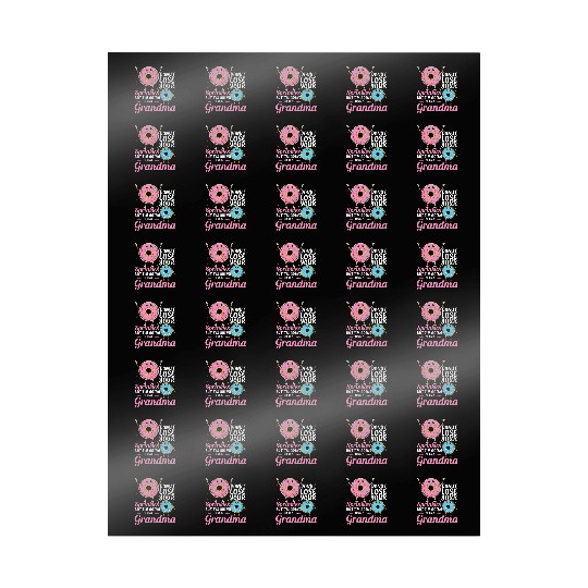Donut Sprinkles Grandma Gender Reveal Pregnancy Wrapping Papers