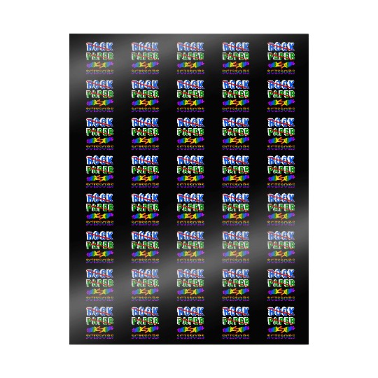 Rock Paper Scissors Lesbian Couple LGBTQ Pride Mon Wrapping Papers