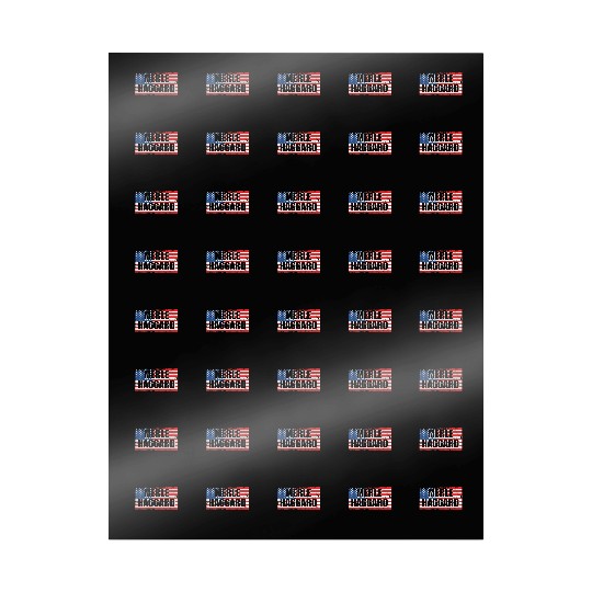 Vintage Graphic Merle Haggard On Flag Wrapping Papers