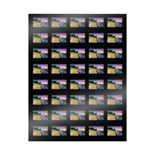 Purple Twilight Indiana Dunes Poster Wrapping Papers