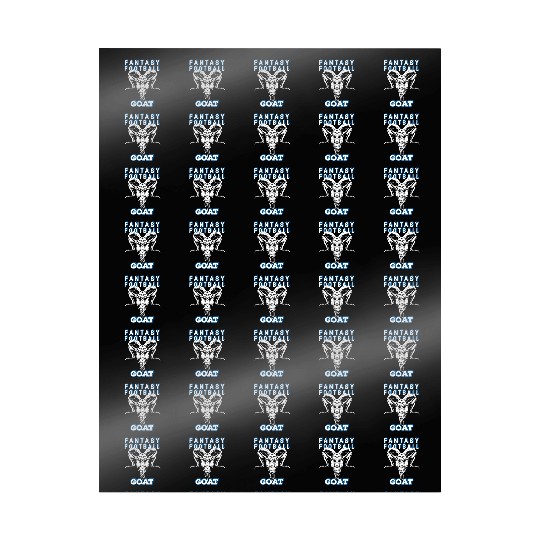 Fantasy Football GOAT Gift Idea Draft BBQ Wrapping Papers
