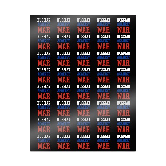 Russian Against war outline Wrapping Papers