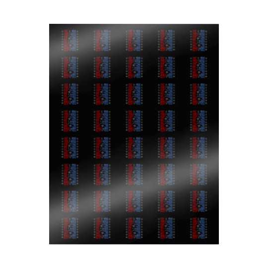 Patriotic Fifty States Red White Blue Wrapping Papers