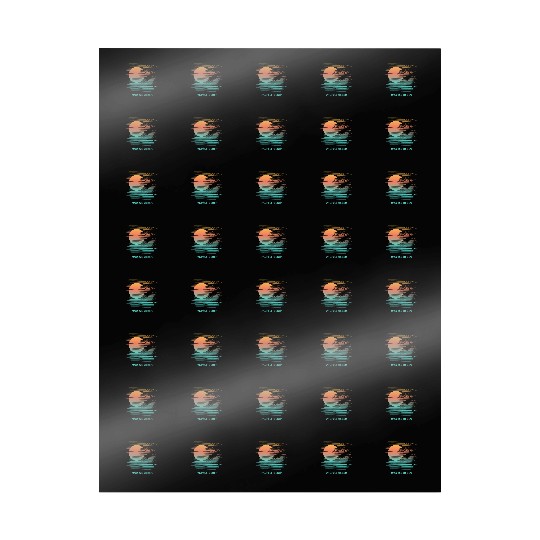 Artistic Myrtle Beach South Carolina Palm Tree Wrapping Papers