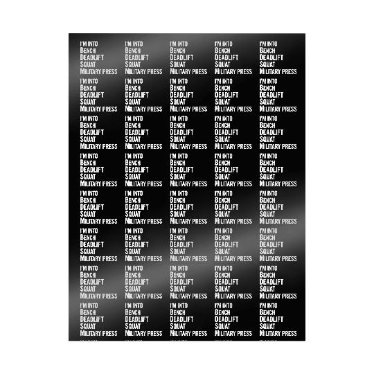 I'm Into BDSM Bench Squat Deadlift Military Press6 Wrapping Papers