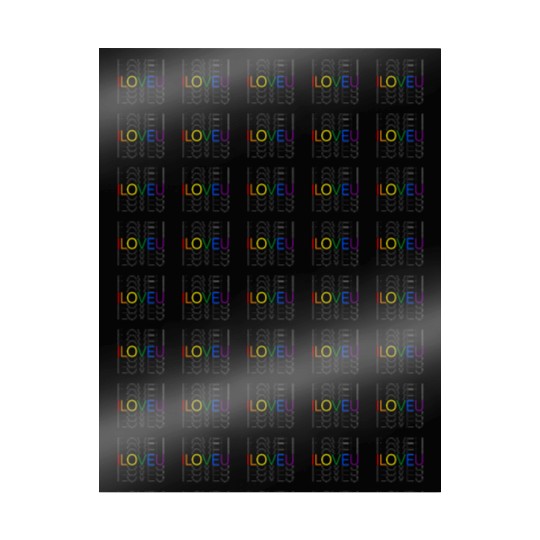 LGBT pride rainbow heart I Love You Wrapping Papers