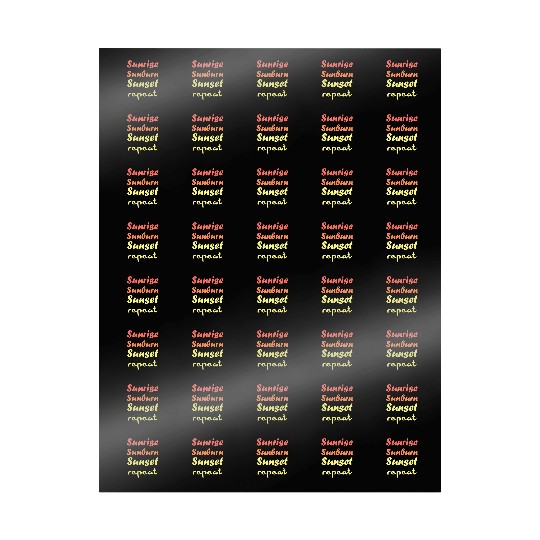 Sunrise Sunburn Sunset Repeat - Summer Wrapping Papers