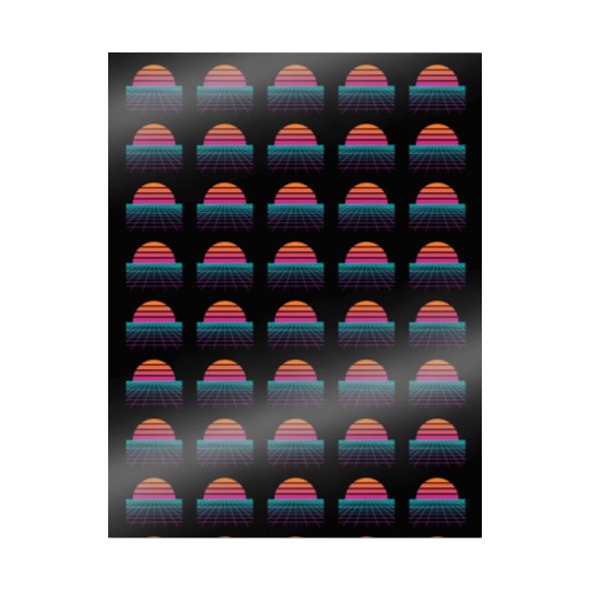Synthwave Sunset Painter Gift Wrapping Papers