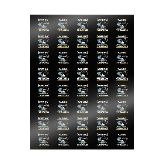 Warning Tornadoes Tornado Storm Chaser Wrapping Papers