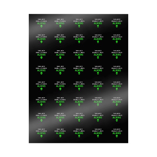 Alien Gift Extraterrestrial UFO AREA 51 Sci-fi Wrapping Papers