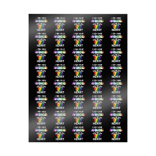 Autism Teacher I Am Their Voice They Are My Heart Wrapping Papers
