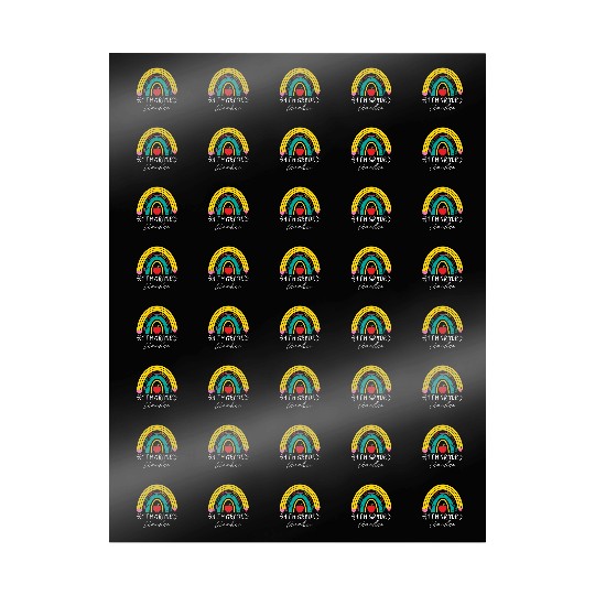4th grade teacher back to school rainbow pencil Wrapping Papers
