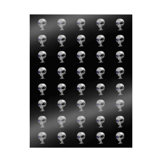 Roswell New Mexico Grey Alien Wrapping Papers
