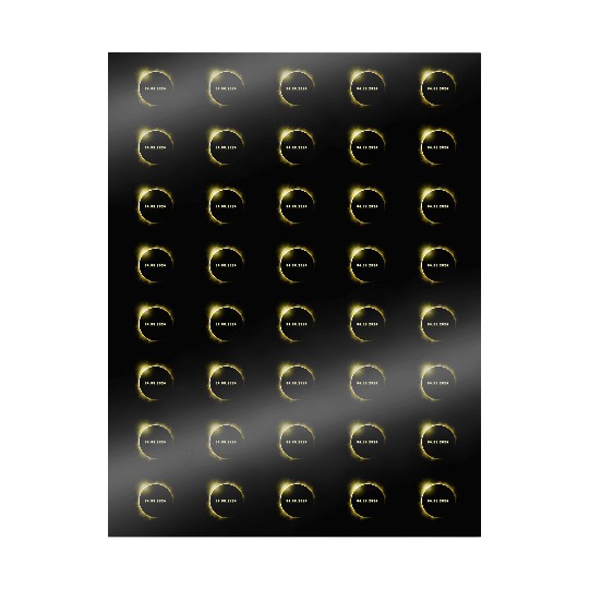 Total Solar Eclipse 4.08.24 Totality Solar Eclipse Wrapping Papers