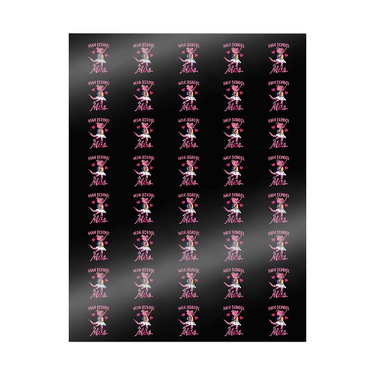 High School Miss Ballet Back To School Girls Wrapping Papers