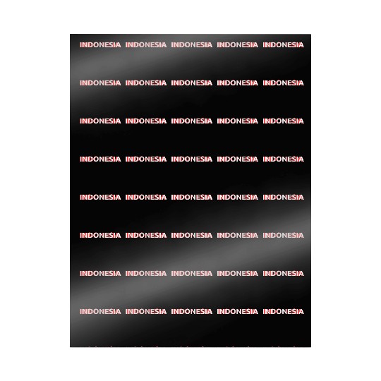 text indonesia red and white color bold style 3d Wrapping Papers