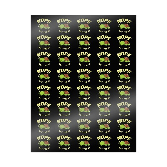 Nope Not Today Sleeping Turtle For Turtle Lover Wrapping Papers