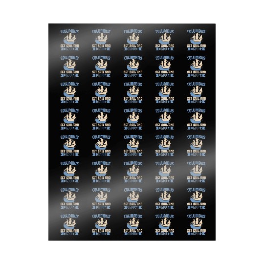 Columbus Set Sail And Conquer Ship Columbus Day Wrapping Papers