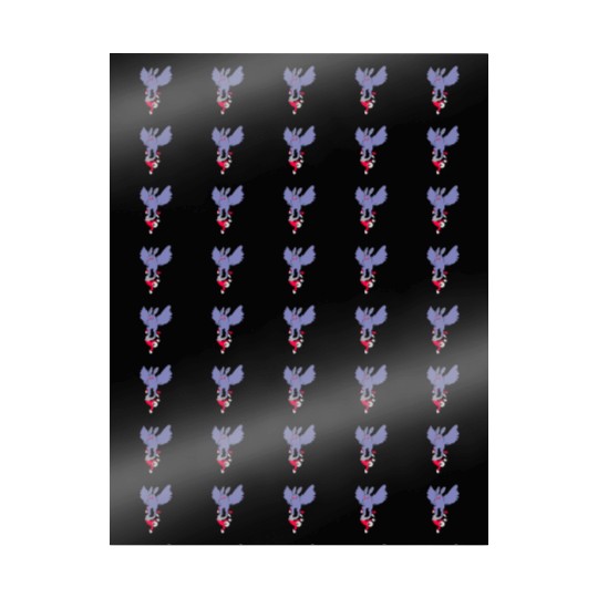 Mothman Abducting Human Goth Cryptid Funny Mothman Wrapping Papers