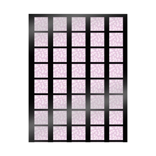 Violet Snowflakes Pattern Wrapping Papers