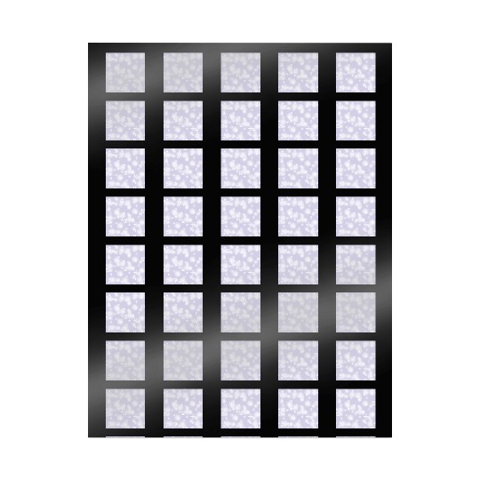 Lavender Snowflakes Pattern Wrapping Papers