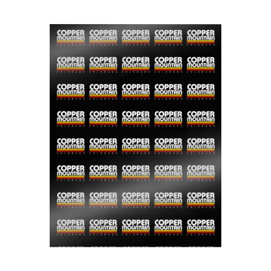 Retro Copper Mountain Colorado Wrapping Papers