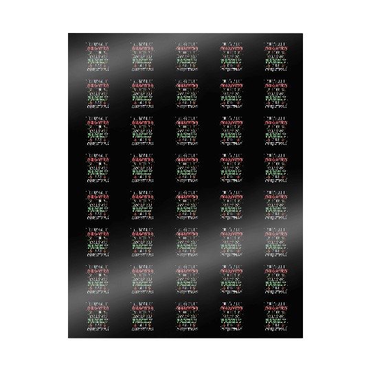 Funny Family Christmas Matching Pajamas Buffalo Wrapping Papers