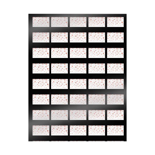 Christmas Snowflakes Pattern Red White Wrapping Papers