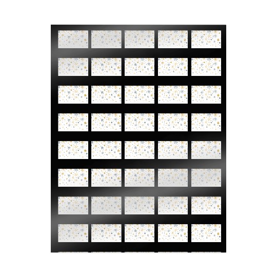 Elegant Snowflakes White Gold Silver Wrapping Papers