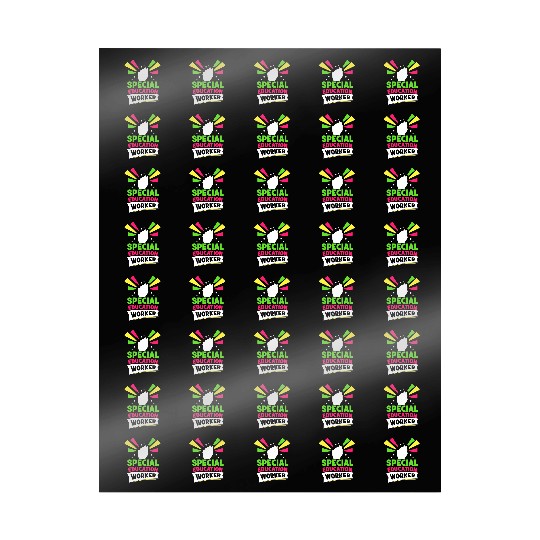 Special Education Worker Sped Awareness Teacher Wrapping Papers