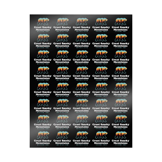 Great Smoky Mountains Bear Great Smoky Mountains Wrapping Papers