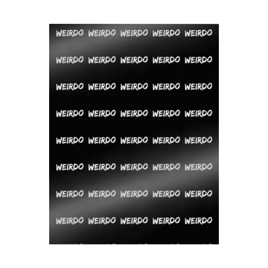 Weirdo Emo Funny Goth Heavy Metal Kawaii Weird Wrapping Papers