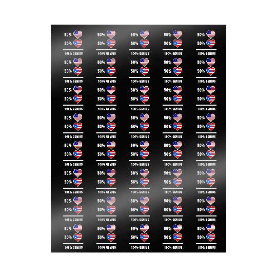 USA and Puerto Rico genius flag design Wrapping Papers