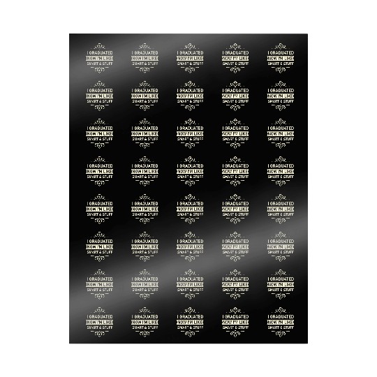 Funny College High School Graduation Gift Senior Wrapping Papers