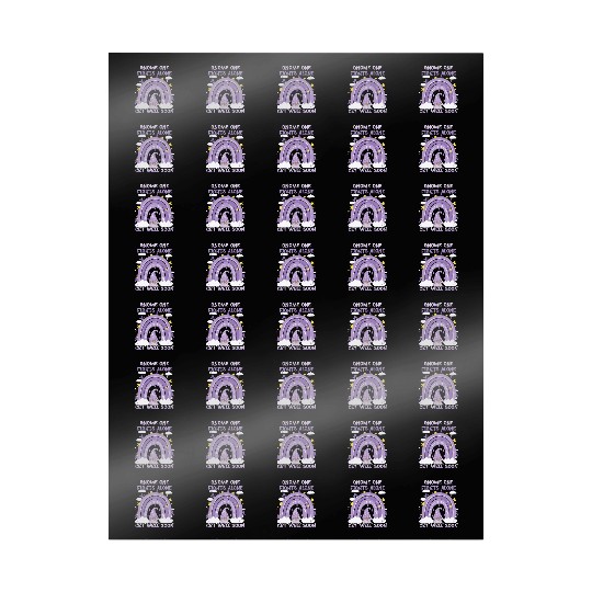Gnome One Fights Alone Lavender Cancer Wrapping Papers