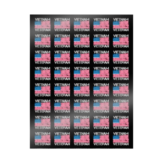 Vietnam Veteran Vintage Us Flag Military Vet Wrapping Papers
